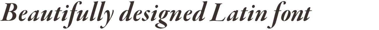 Garamond Premier Bold Italic Display