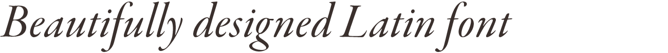 Garamond Premier Medium Italic Display
