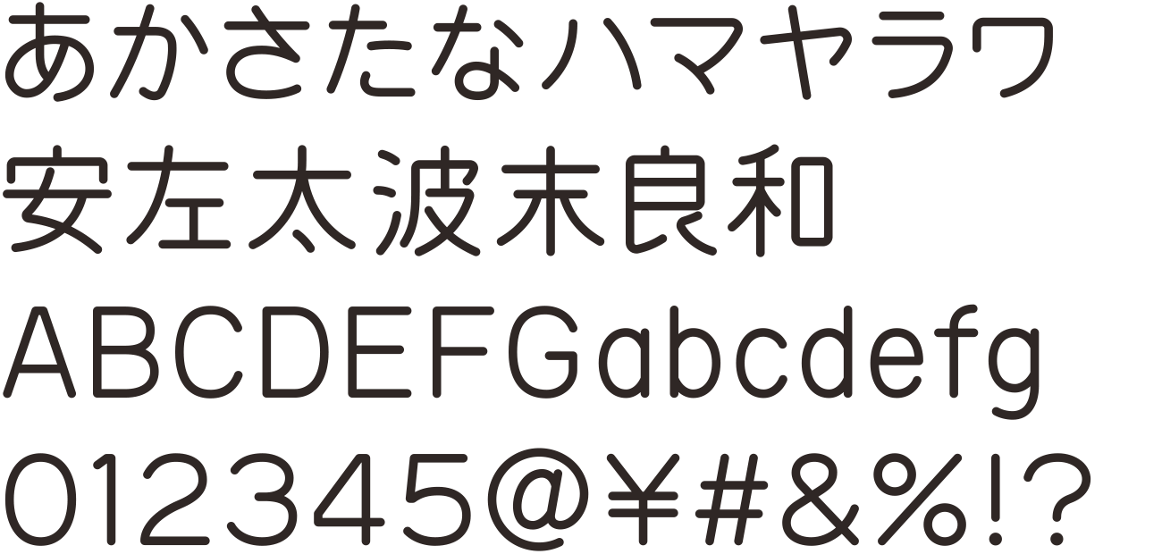 機械彫刻用標準書体 M